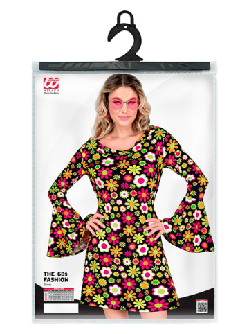 Kostuumjurk "60's" meerkleurig