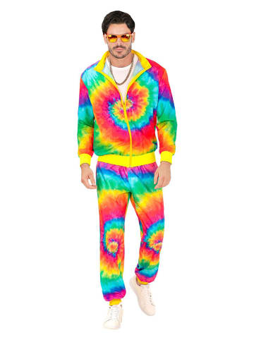 2tlg. Kostüm "Hippie" in Bunt