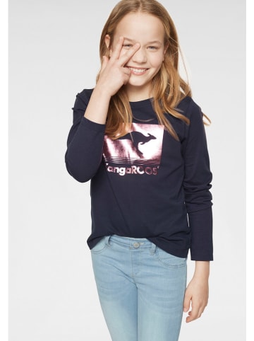Longsleeve in Dunkelblau