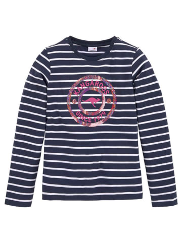 Longsleeve in Dunkelblau