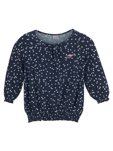 Bluse in Dunkelblau