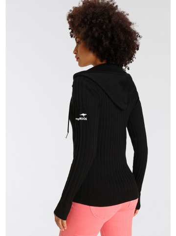 Sweatjacke in Schwarz