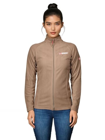 Fleece vest "Tug" taupe
