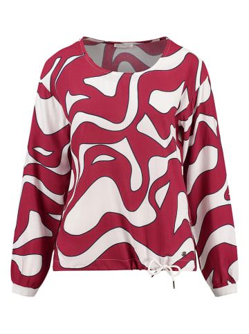 Bluse "Change" in Rot/ Weiß