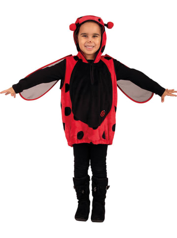 Peleryna kostiumowa "Ladybug" w kolorze czerwono-czarnym