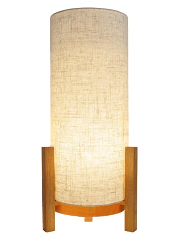 Akku-Tischleuchte "Madita" in Beige - EEK E (A bis G)