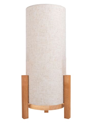 Akku-Tischleuchte "Madita" in Beige - EEK E (A bis G)