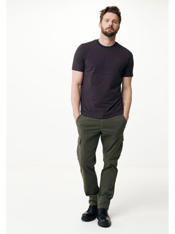 Shirt in donkerblauw/ rood