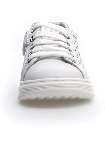 Leren sneakers "Taula Zip" wit
