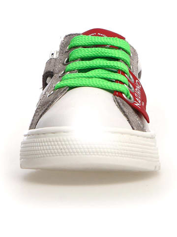 Leren sneakers "Hess" wit/meerkleurig