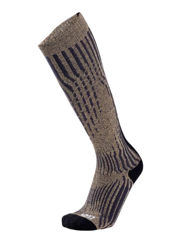 Ski-/ Snowboardsocken "Cashmere Shiny" in Khaki