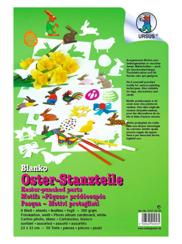Blanko-Oster-Stanztile in Transparent