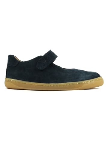 Leder-Barfußschuhe in Dunkelblau