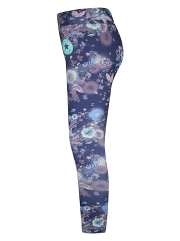 Legginsy sportowe w kolorze granatowym