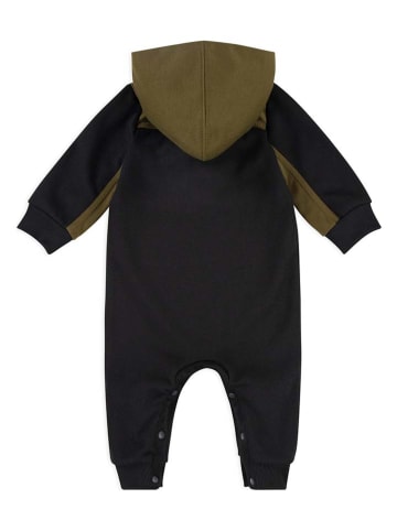 Overall in Schwarz/ Beige/ Khaki