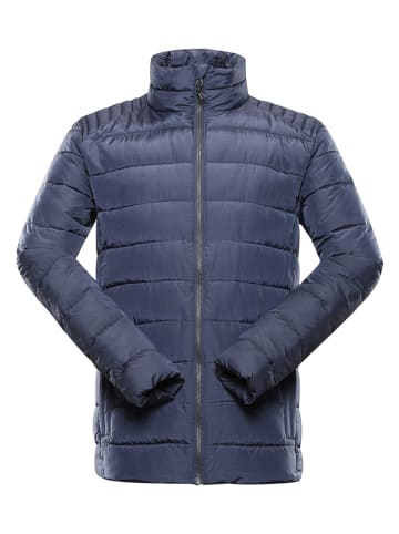 Doorgestikte jas "Garat" donkerblauw