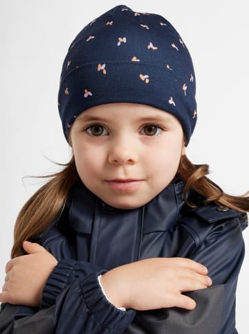 Czapka beanie w kolorze granatowym