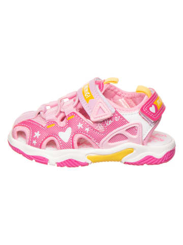 Halbsandalen in Pink