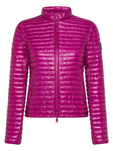 Doorgestikte jas fuchsia