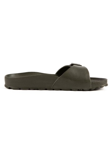 Klapki w kolorze khaki