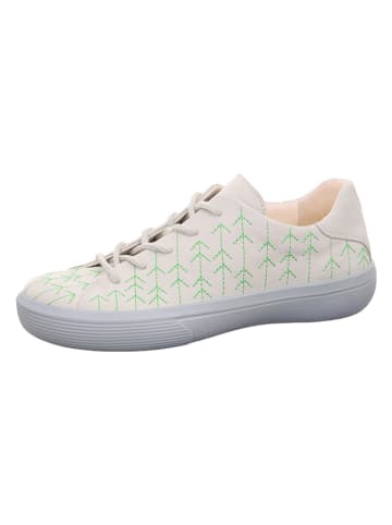 Skórzane sneakersy "Fresh" w kolorze kremowym