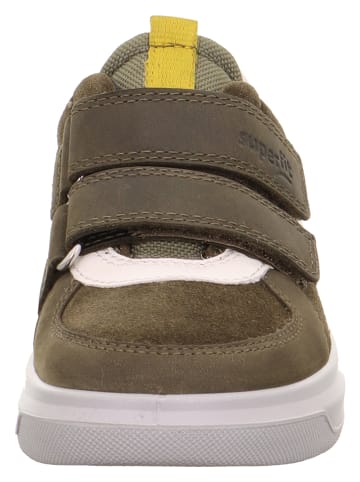 Leder-Sneakers "Cosmo" in Khaki