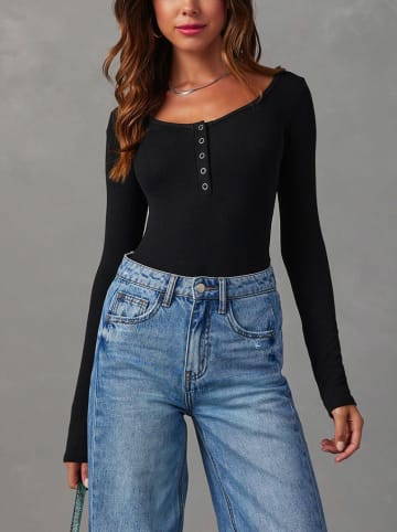 Longsleeve in Schwarz