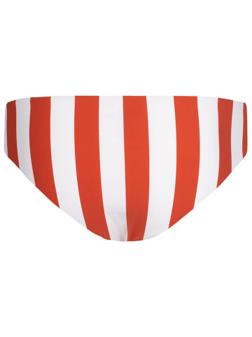 Figi bikini w kolorze biało-czerwonym