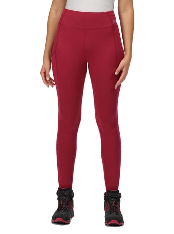 Legginsy sportowe "Holeen II" w kolorze czerwonym