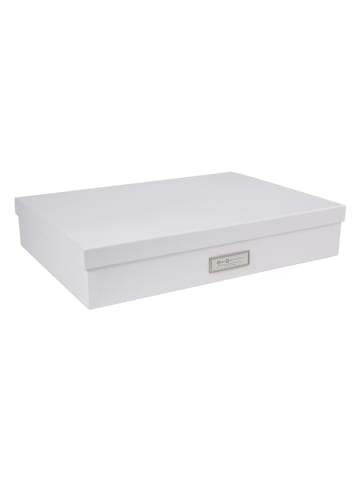 Dokumentenbox "Sverker" in Weiß - (L)43,5 x (B)31 x (H)8,5 cm