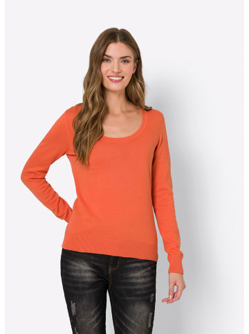 Sweter w kolorze pomarańczowym