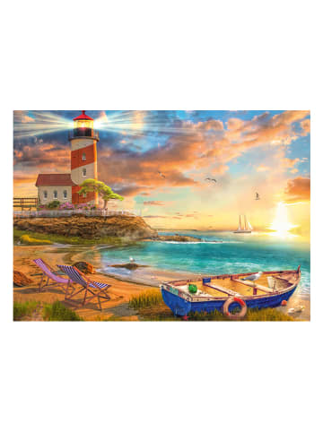 1.000tlg. Puzzle "Sonnenuntergang in der Leuchtturm-Bucht" - ab 12 Jahren