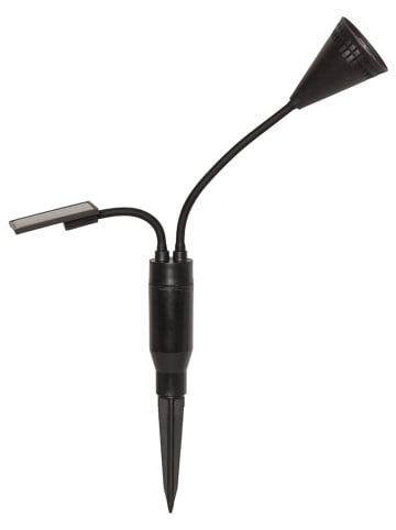 LED-Solar-Gartenstecker "Powerspot" in Schwarz - (H)34 cm