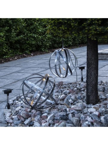LED-Solar-Kugel "Astri" in Schwarz - Ø 25 cm
