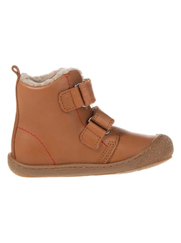 Leder-Boots in Hellbraun