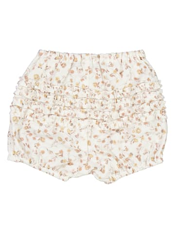Shorts "Ruffles" in Creme/ Bunt