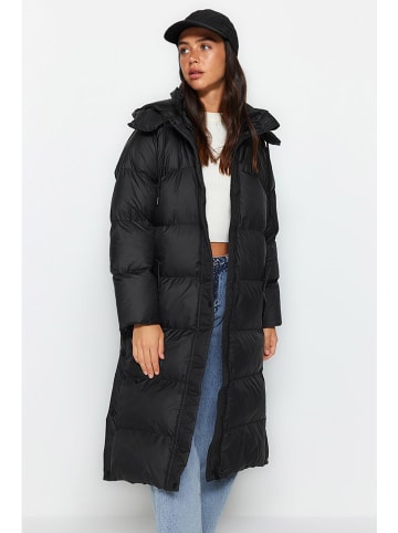 Wintermantel in Schwarz
