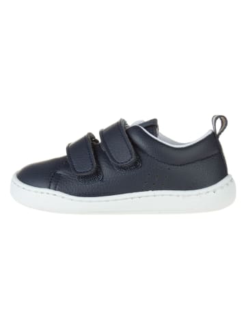 Leren barefootschoenen donkerblauw