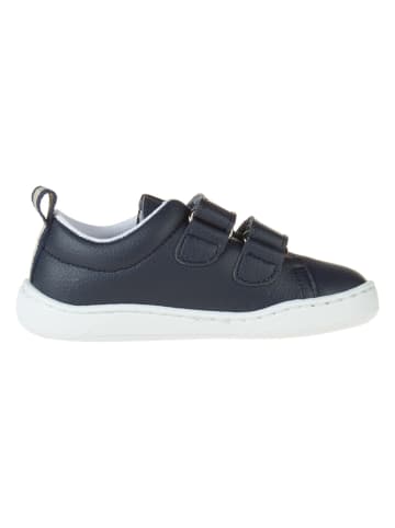 Leren barefootschoenen donkerblauw