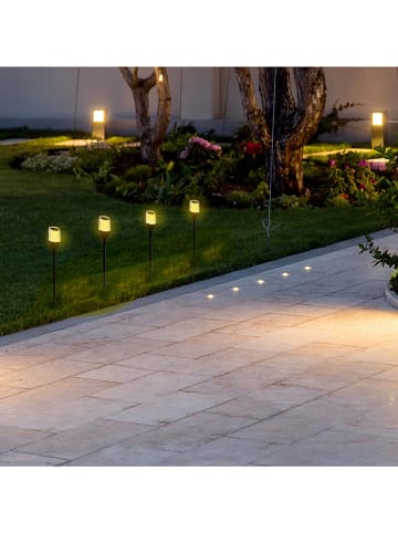 4er-Set: LED-Außenleuchten "Farely" in Schwarz - Ø 7,5 x (H)64,5 cm