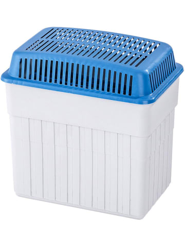 Raumluftentfeuchter in Weiß/ Blau - (B)23 x (H)24 x (T)15,5 cm