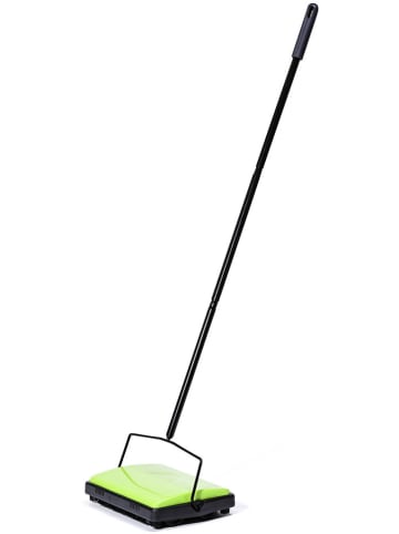Teppichkehrer in Grün/ Schwarz - (B)28 x (H)105 x (T)19 cm