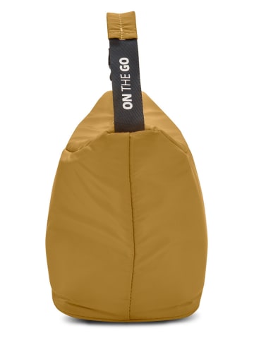 Torba termiczna w kolorze musztardowym na lunch - 29,5 x 19 x 13,5 cm