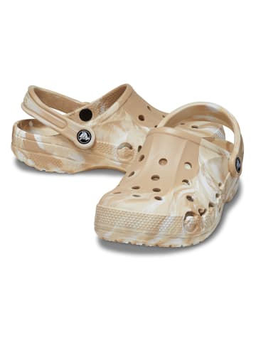 Crocs "Baya Marbled" in Beige/ Weiß