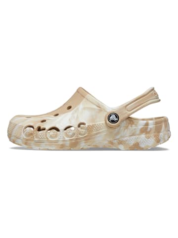 Crocs "Baya Marbled" in Beige/ Weiß