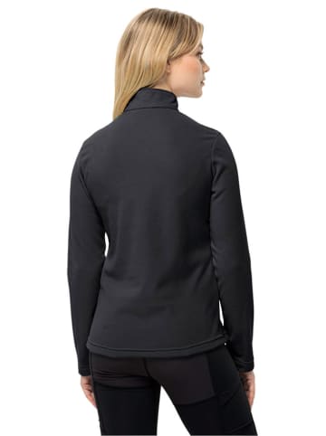 Fleecepullover "Taununs" in Schwarz