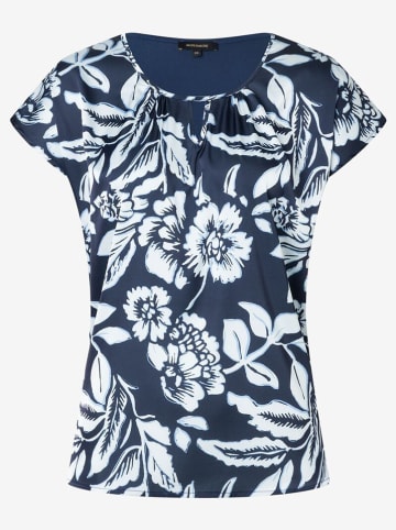 Shirt donkerblauw/wit