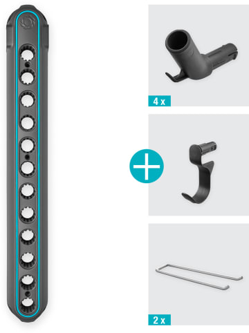 Geräteleiste "Flex" in Grau - (B)49,6 cm