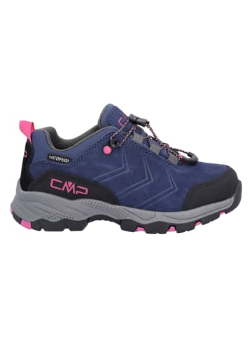 Leren trekkingschoenen "Melnick" donkerblauw