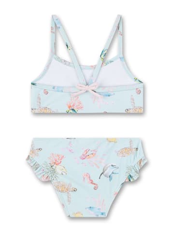 Bikini lichtblauw/meerkleurig